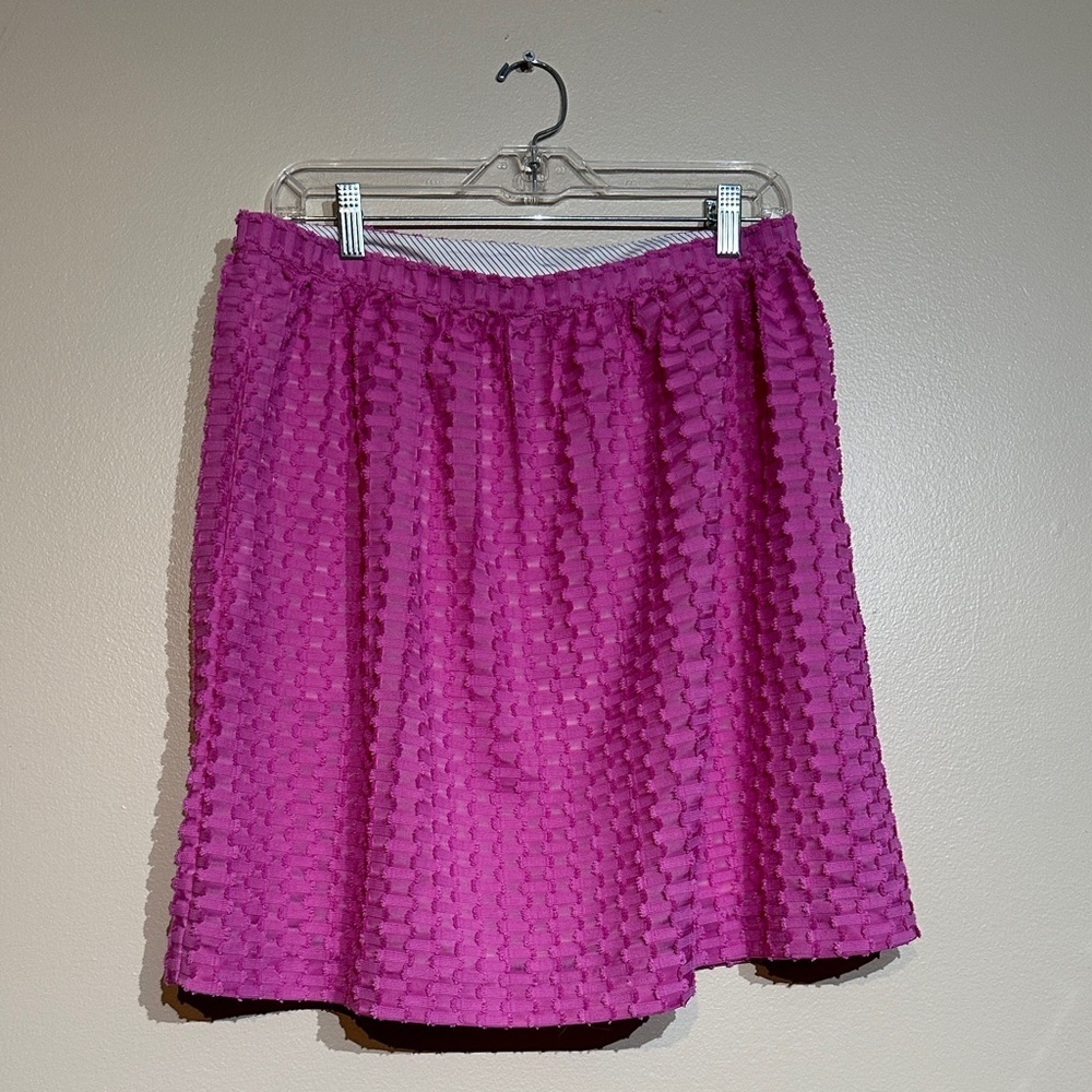 Brooks Brothers Vibrant Pink Skater Skirt